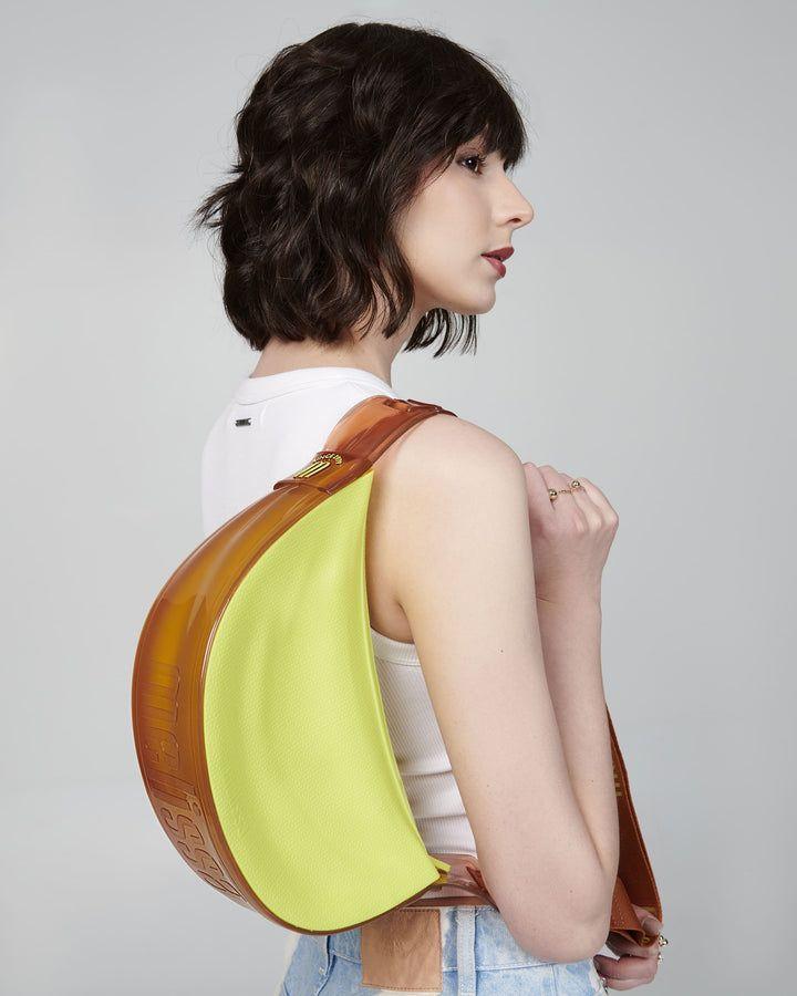 Melissa Vibe Bag Verde/Marrón-5