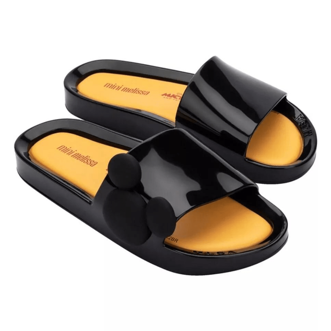 Sandalia Mini Melissa Beach Slide+Mickey Infantil-0