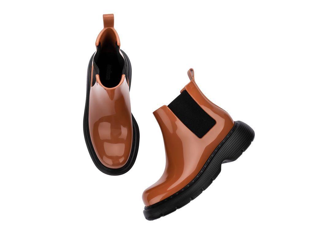 Botin Step Boot Marron Negro Melissa-4