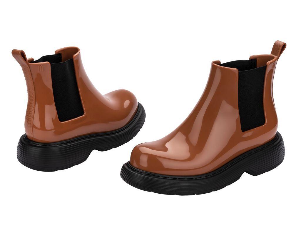 Botin Step Boot Marron Negro Melissa-3