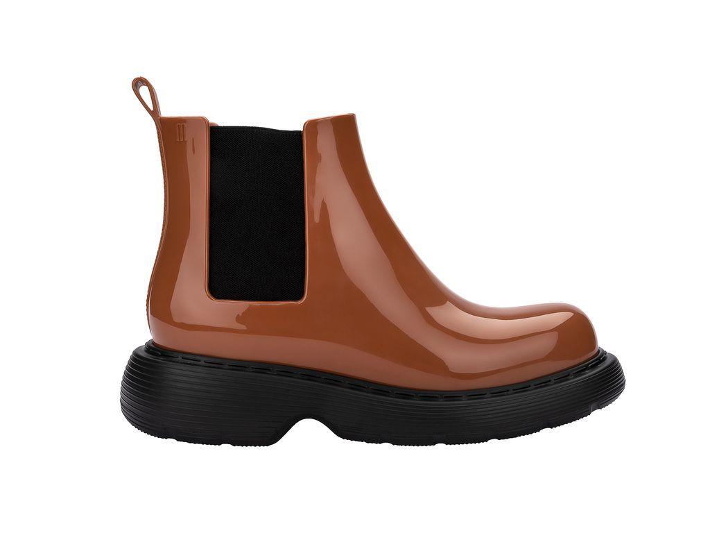 Botin Step Boot Marron Negro Melissa-0