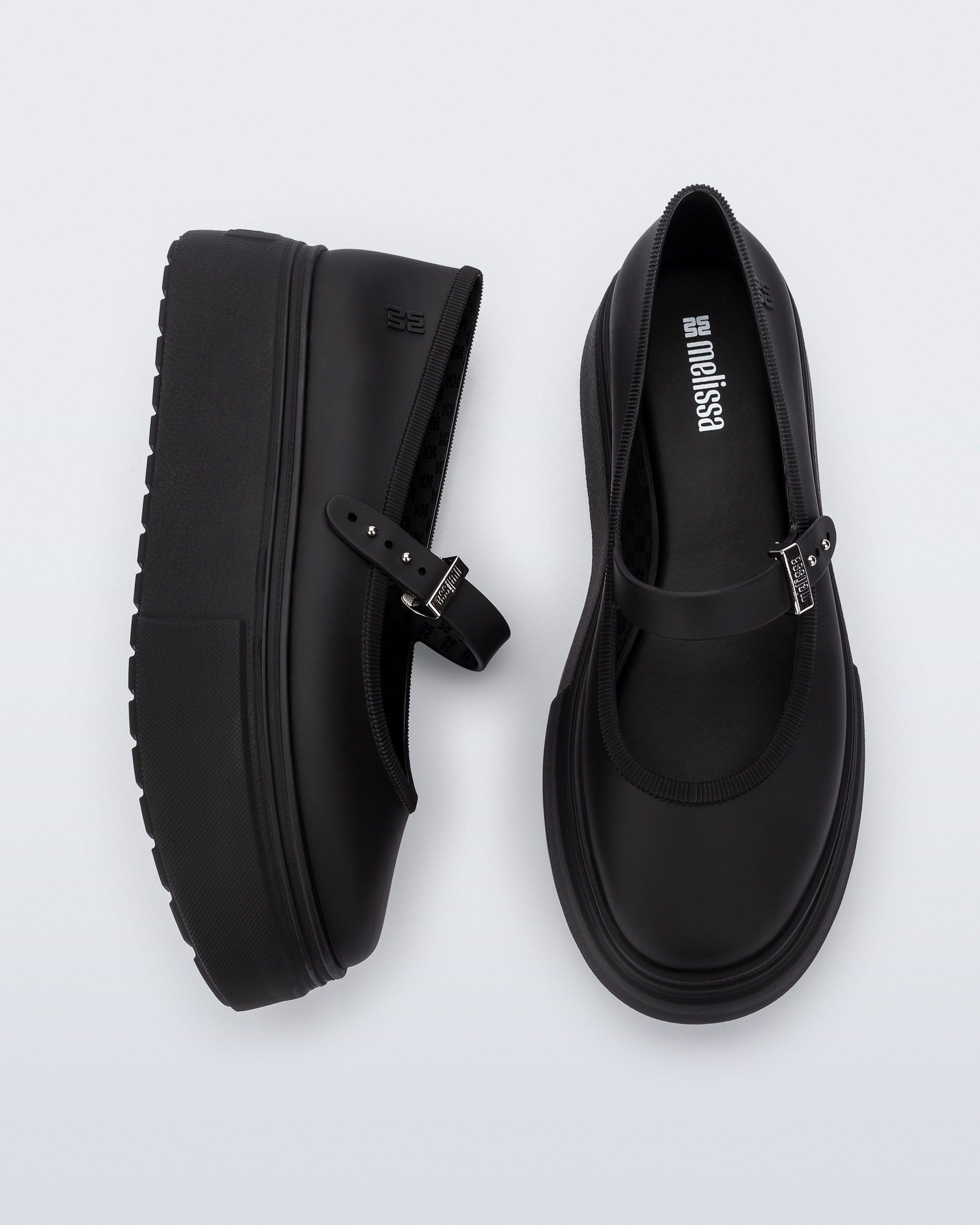 Melissa Soft Ballerina Platform Negro-2