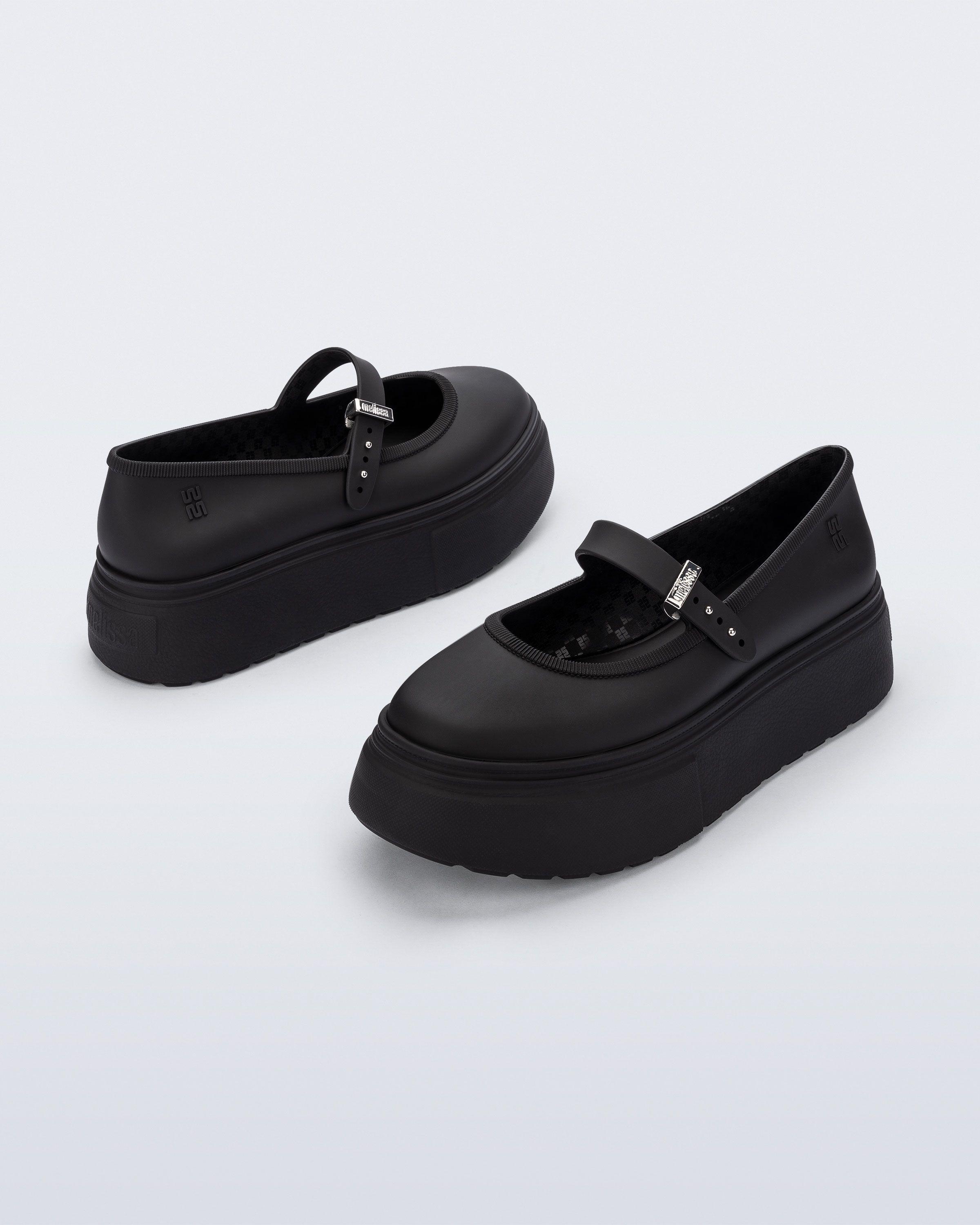 Melissa Soft Ballerina Platform Negro-3