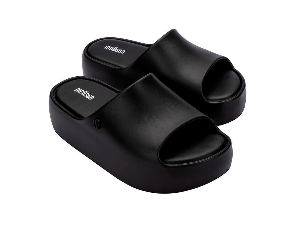 Sandalia Melissa Free Platform Slide Negro-0