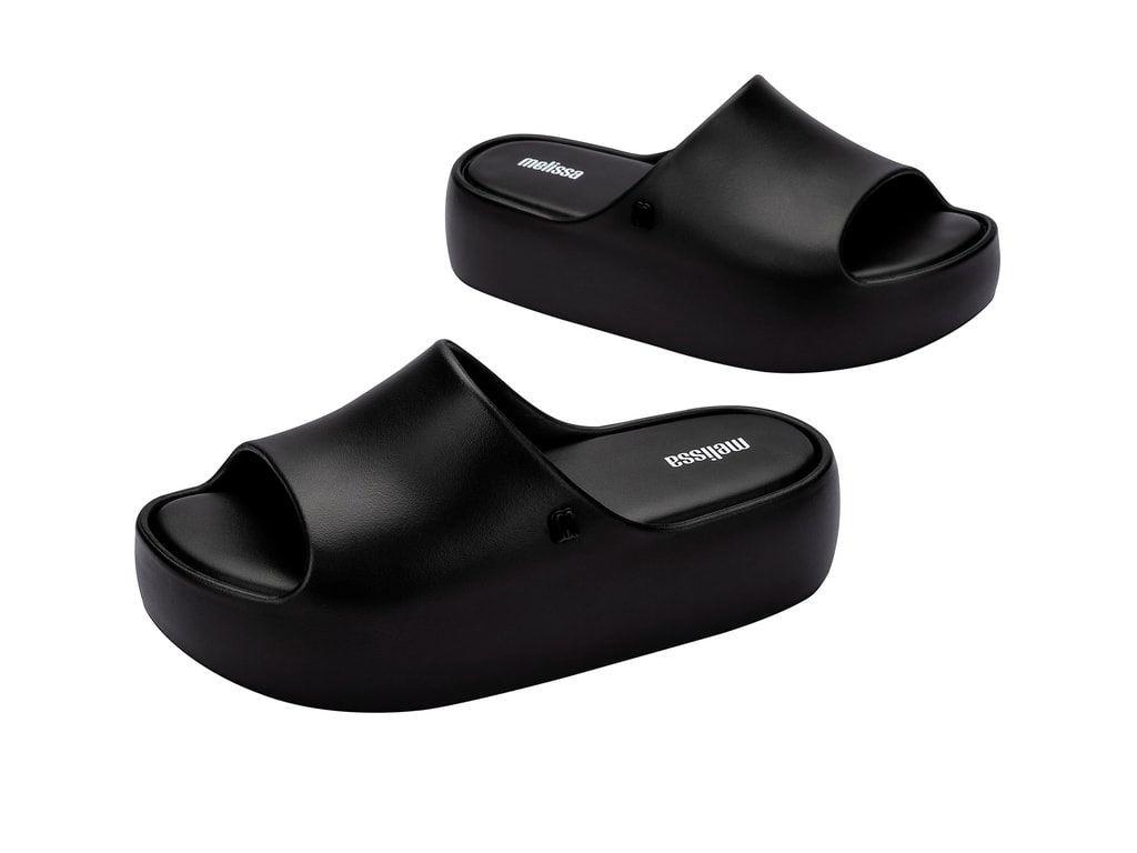 Sandalia Melissa Free Platform Slide Negro-3