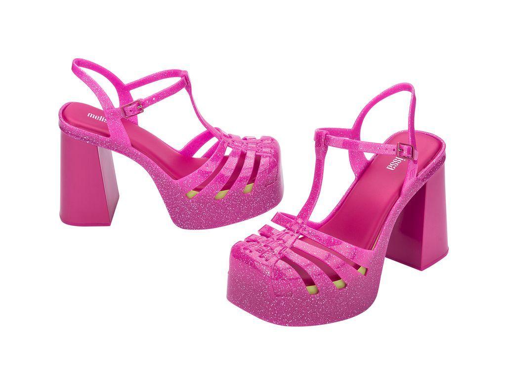 Sandalia Party Heel Rosa Chicle Melissa-2