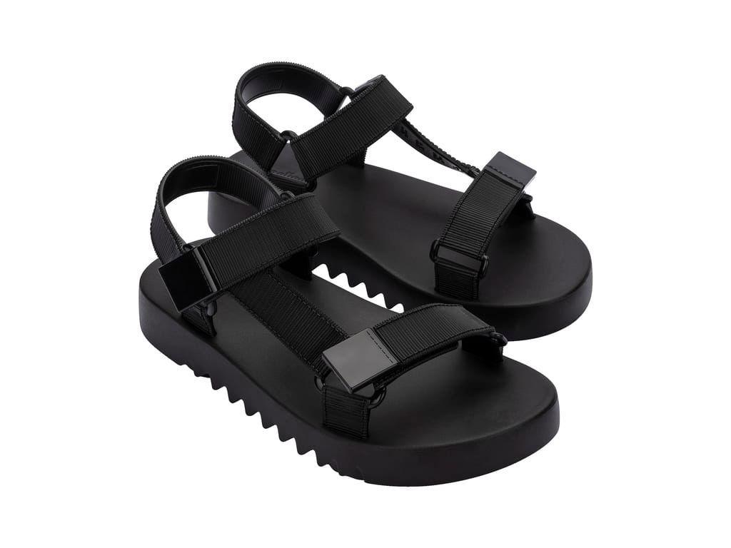 Sandalia Melissa Flowing Papete Negro -0