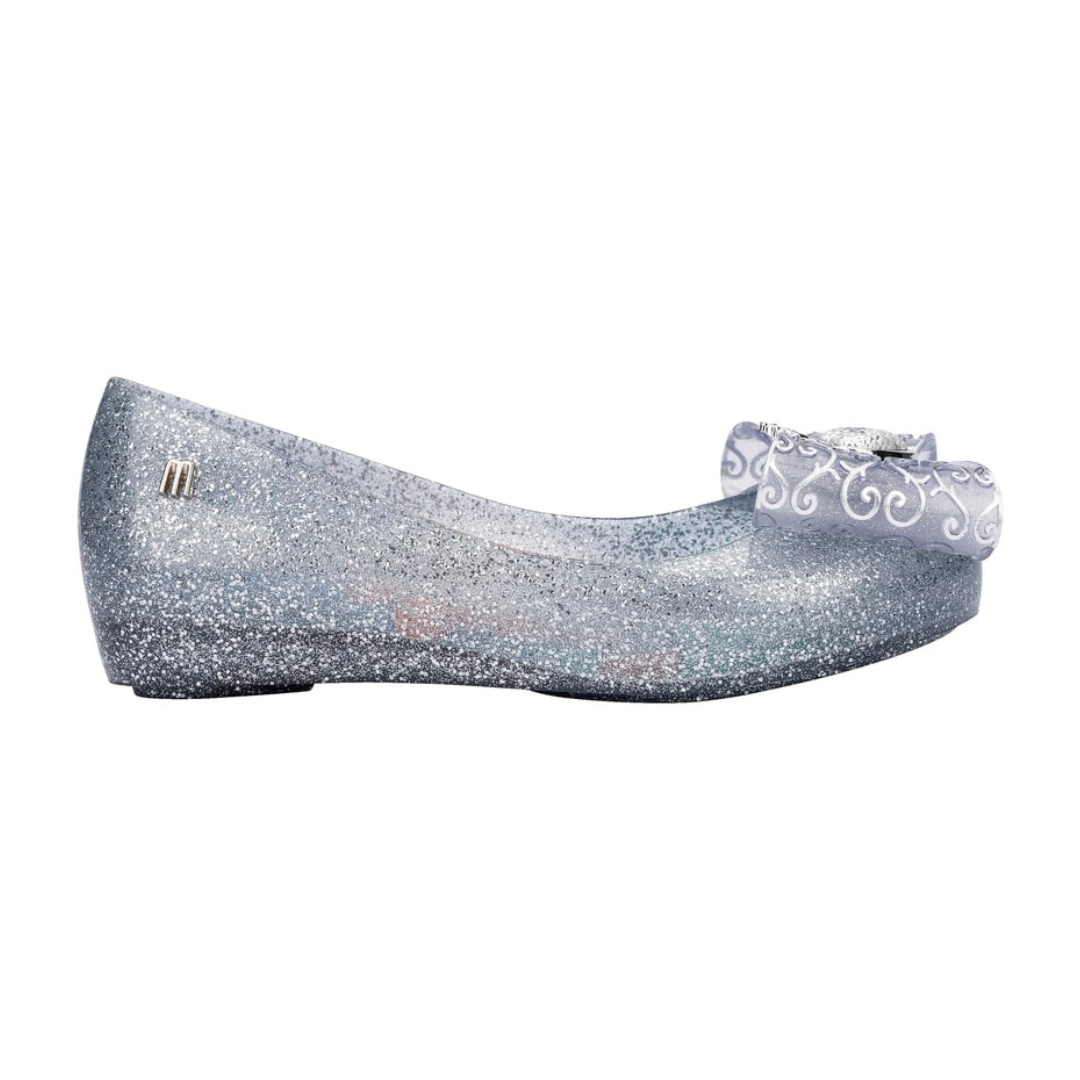 Ballerina Mini Melissa Ultragirl+ Disney Princess Infantil Azul Glitter-3