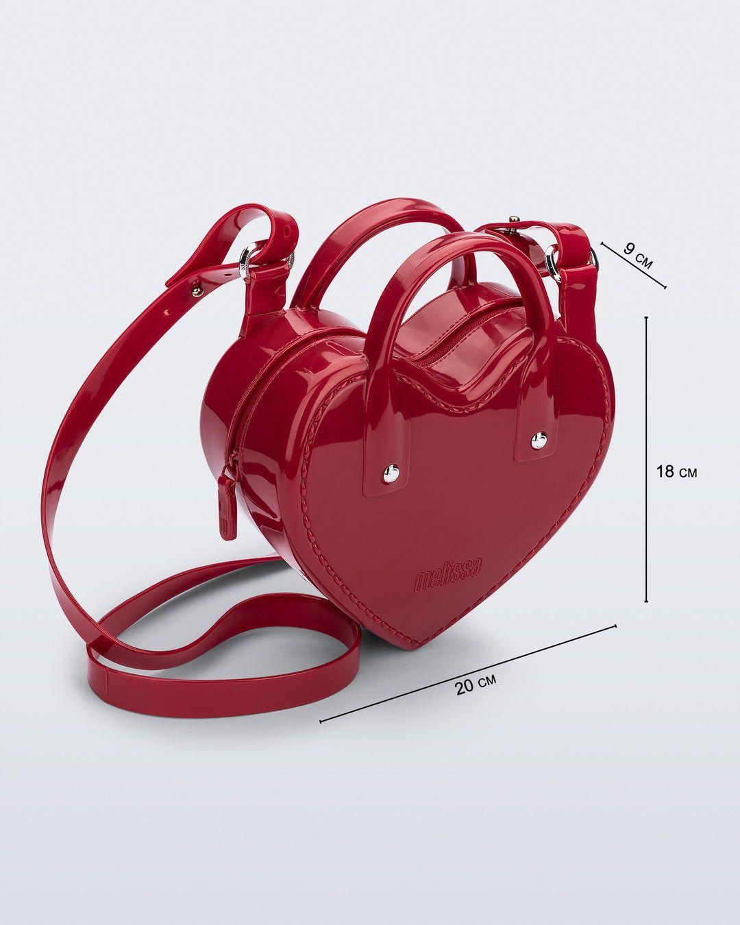 Melissa Heartbeat Bag Rojo-2