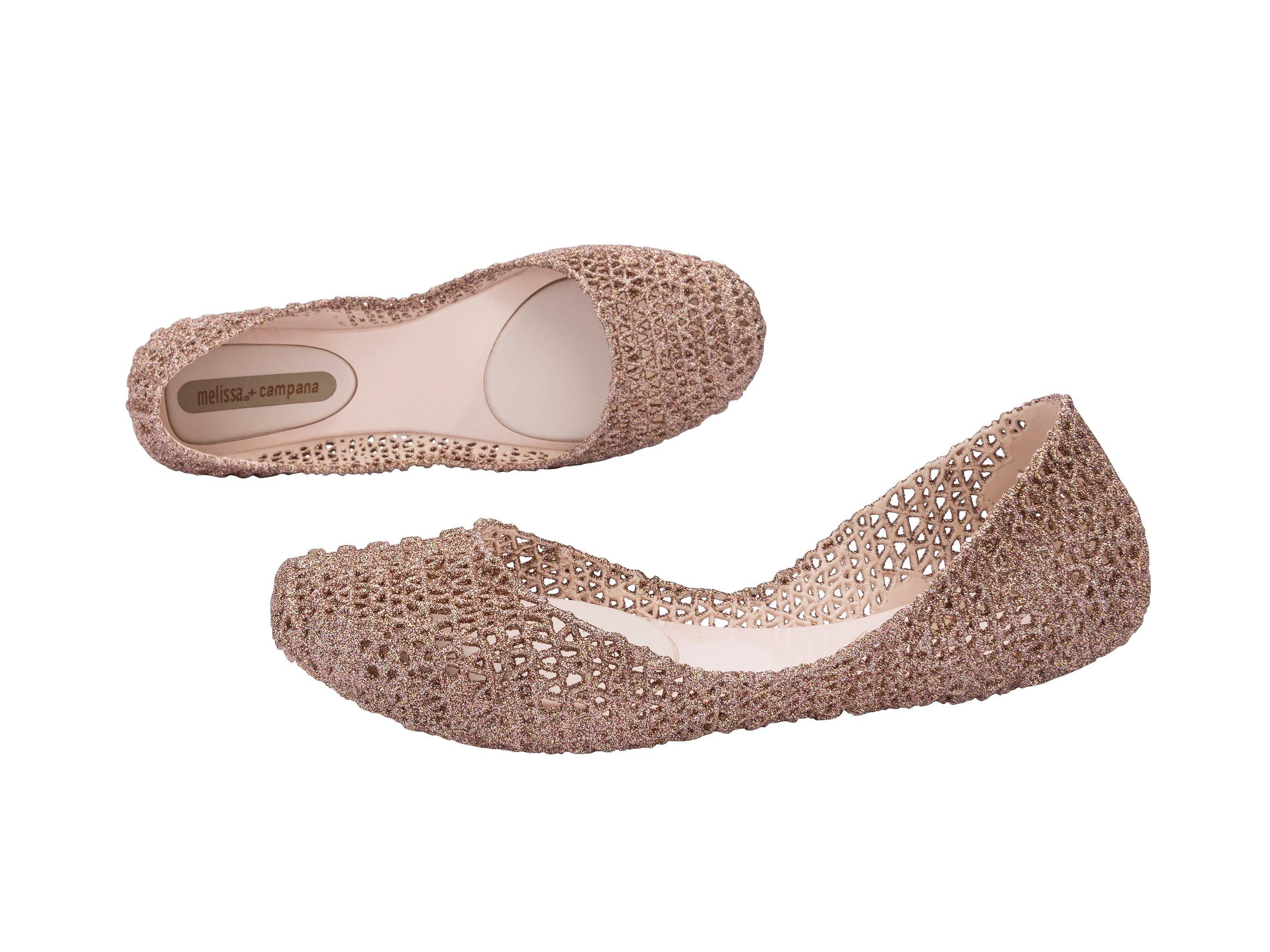 Ballerina Campana Papel VII Rosa Dorado Melissa-3