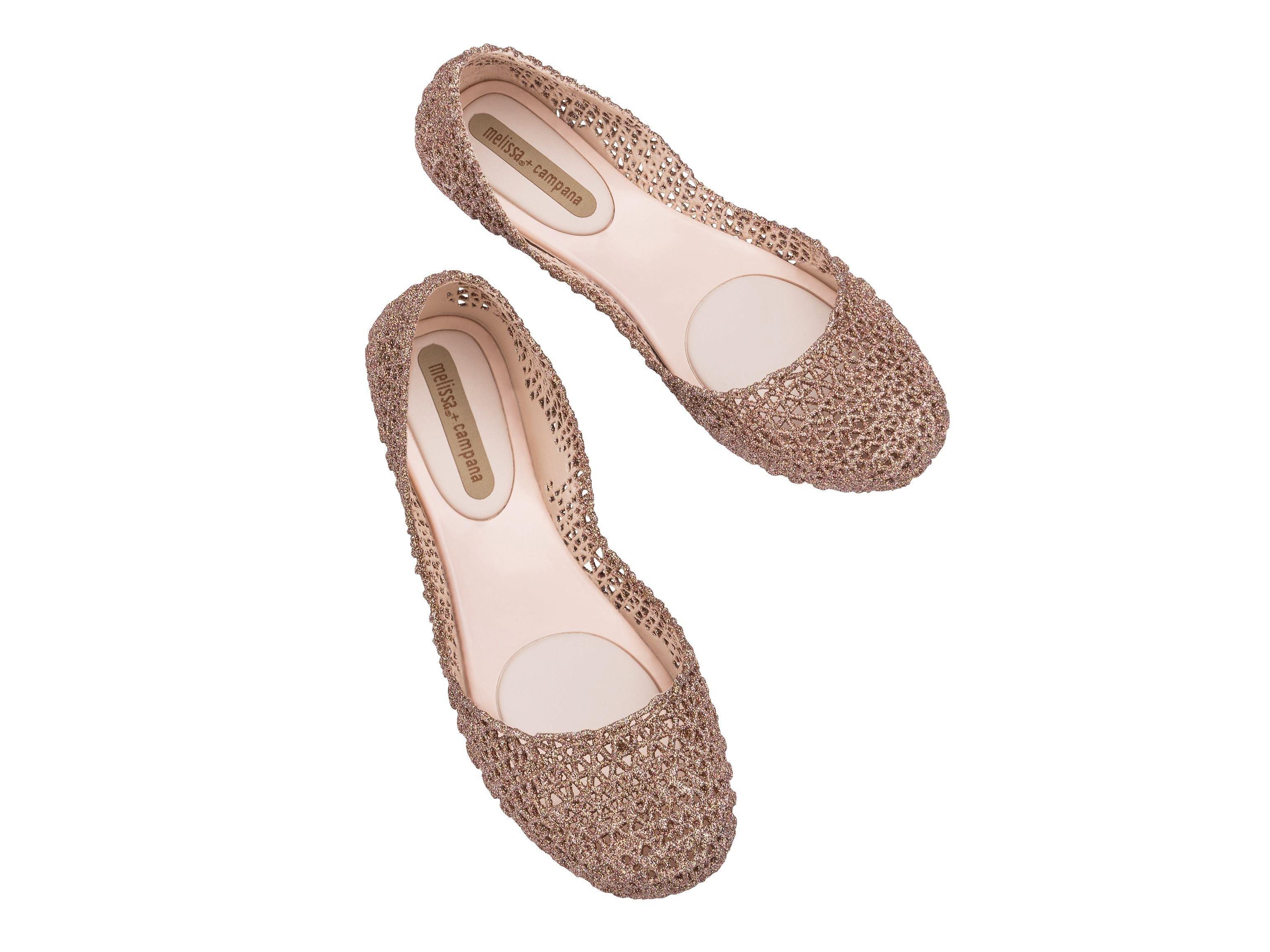 Ballerina Campana Papel VII Rosa Dorado Melissa-4
