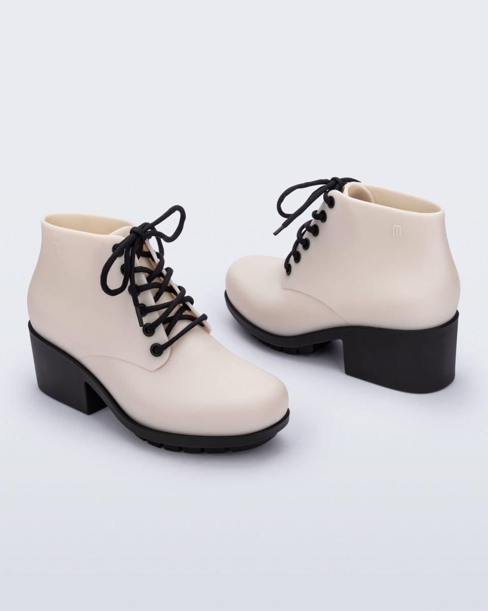 Botin Melissa Stellar II Beige/Negro-1