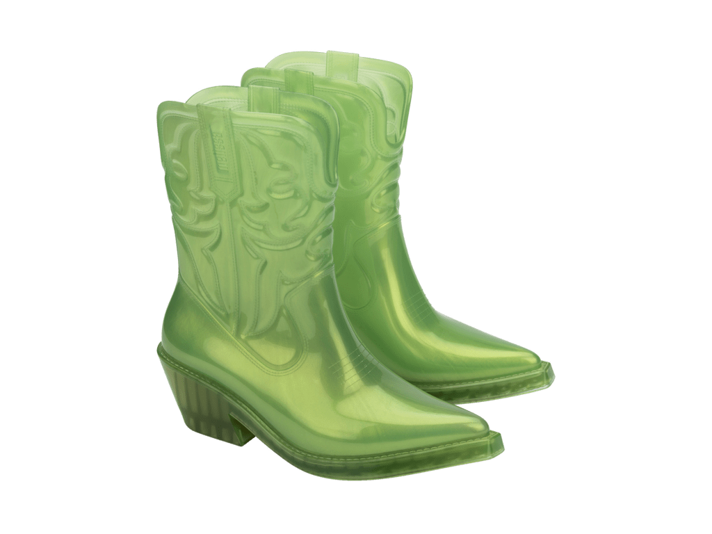 Bota Melissa Texas Verde Perlado-0