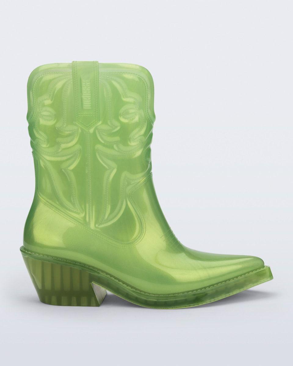 Bota Melissa Texas Verde Perlado-1