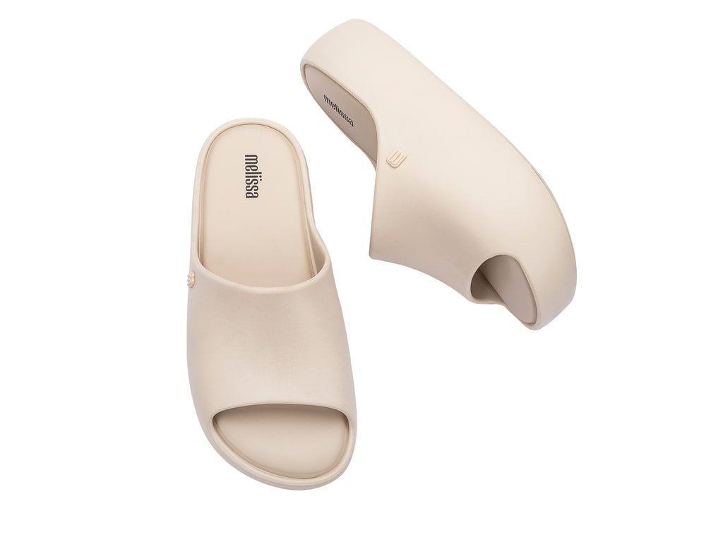 Sandalia Melissa Free Platform Slide Beige-0