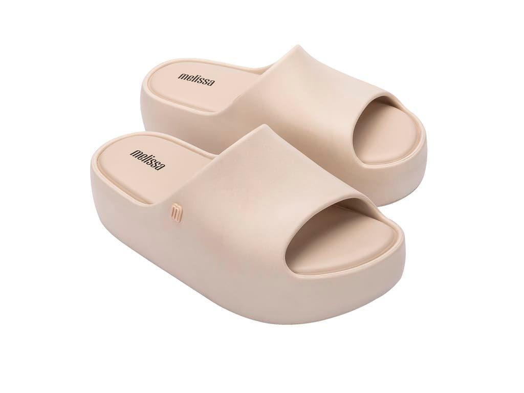 Sandalia Melissa Free Platform Slide Beige-1