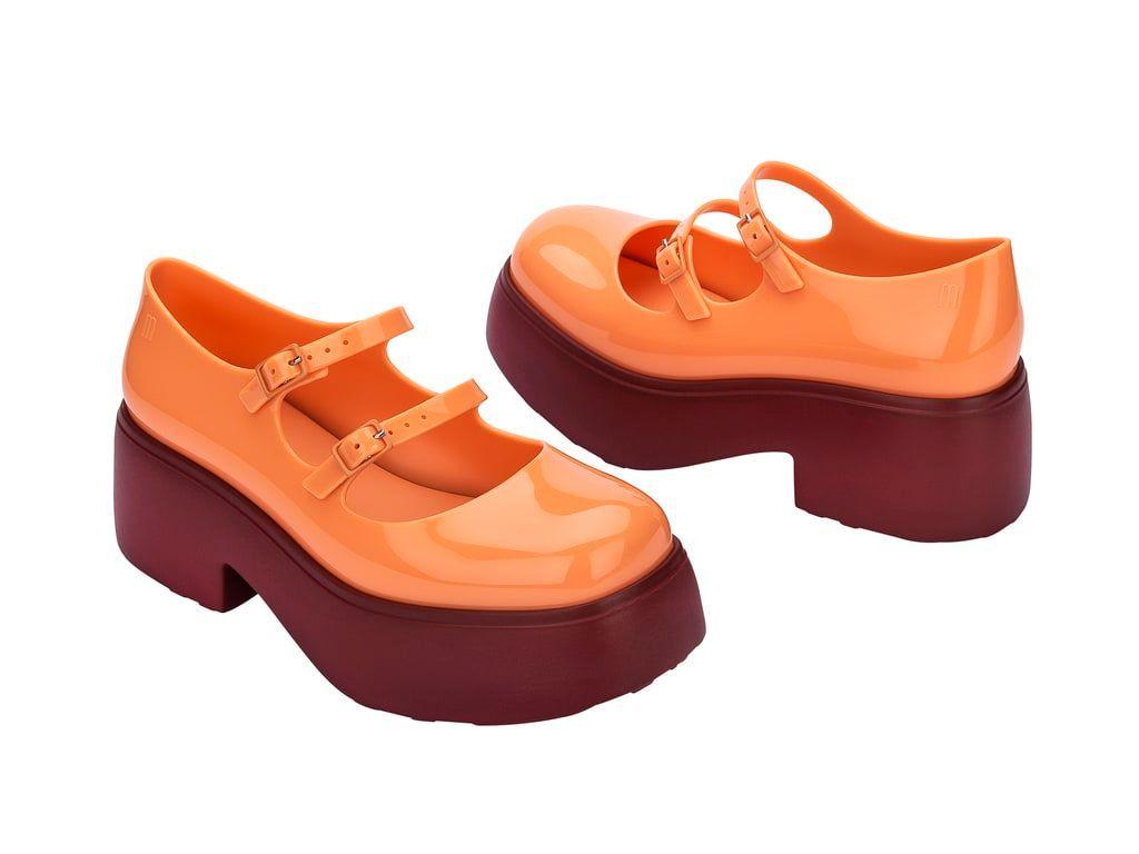 Zapato Melissa Farah Naranja-3