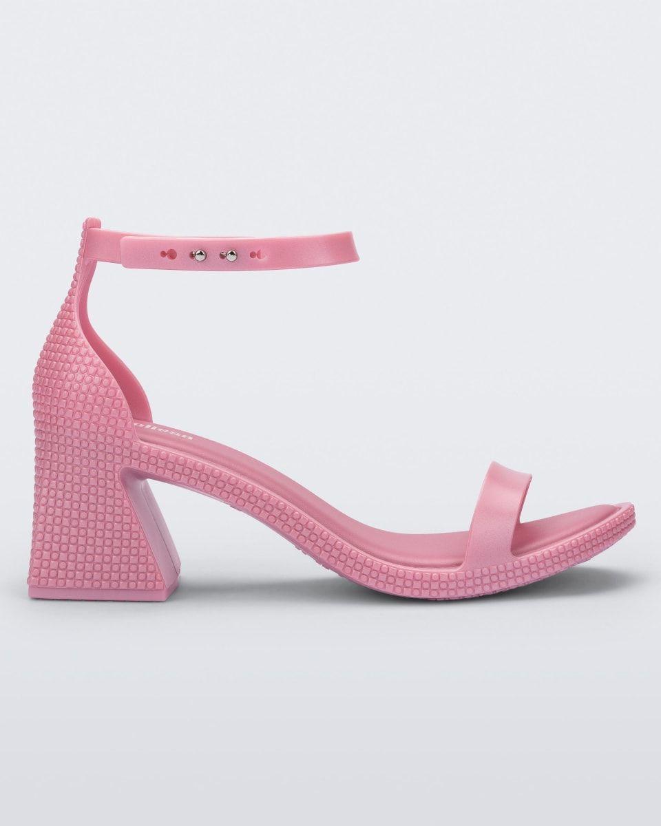 Sandalia Melissa Lux Heel Rosa Metalizado-0