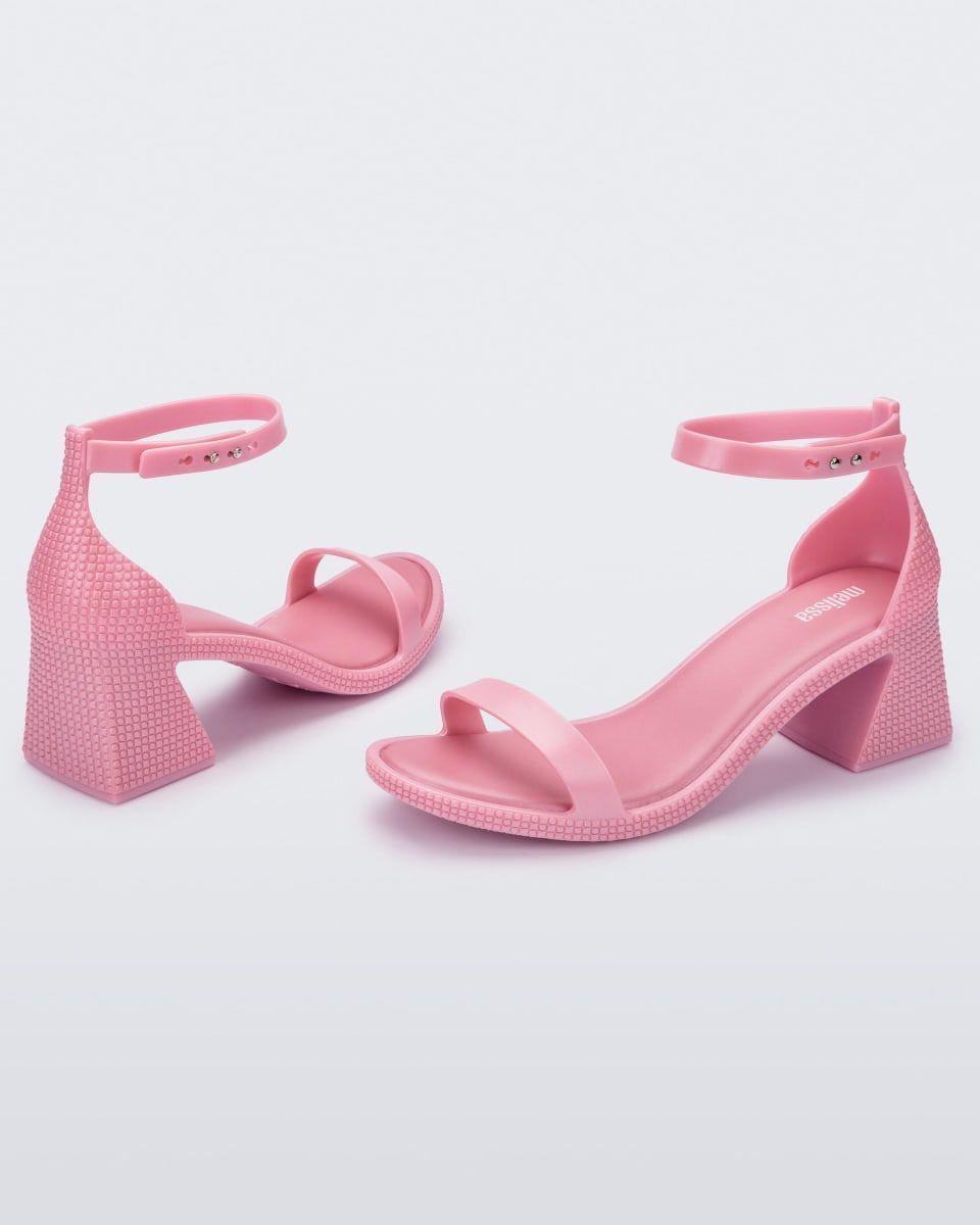 Sandalia Melissa Lux Heel Rosa Metalizado-1