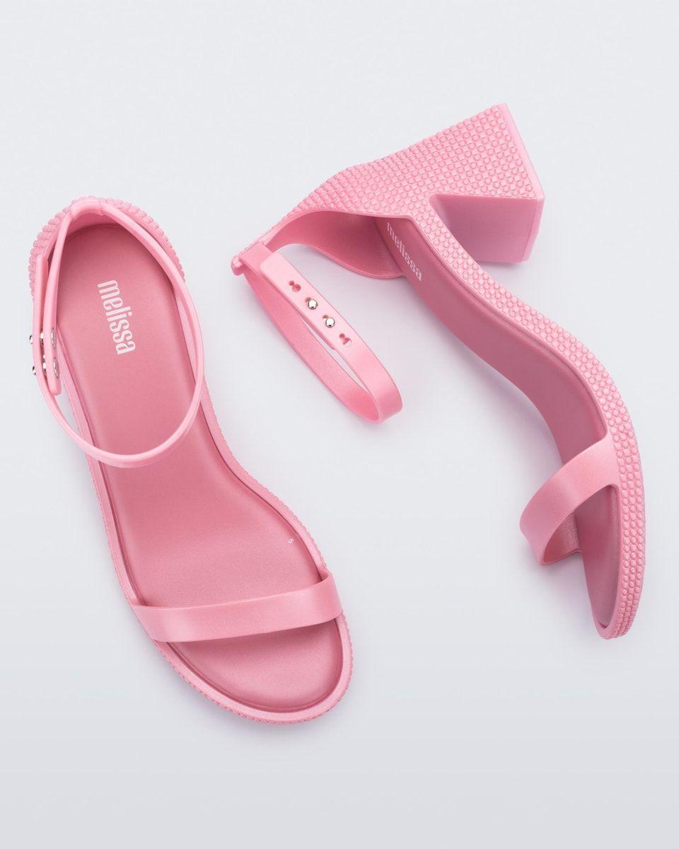 Sandalia Melissa Lux Heel Rosa Metalizado-2