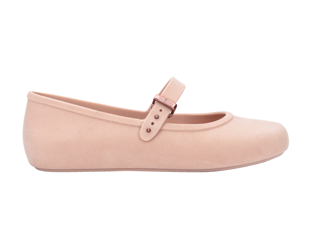 Melissa Soft Ballerina Velvet Rosa-0