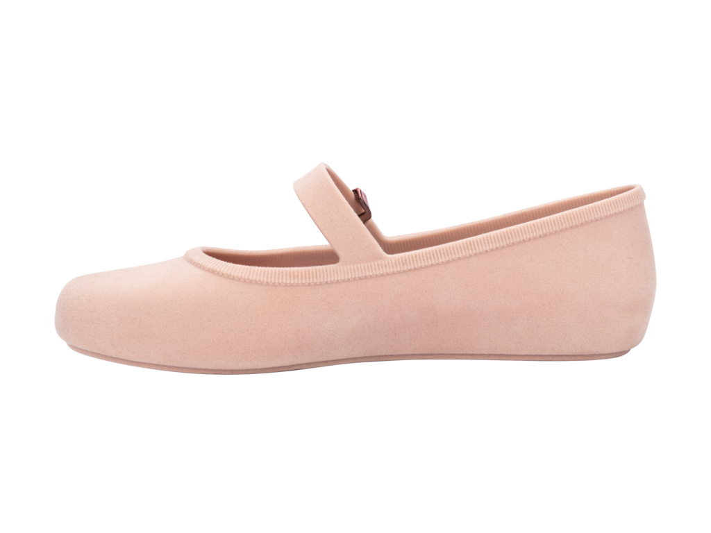 Melissa Soft Ballerina Velvet Rosa-1