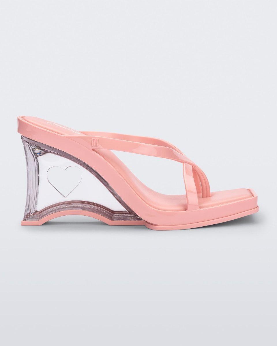 Sandalia Melissa Glass Heel Rosa/Vidrio-0