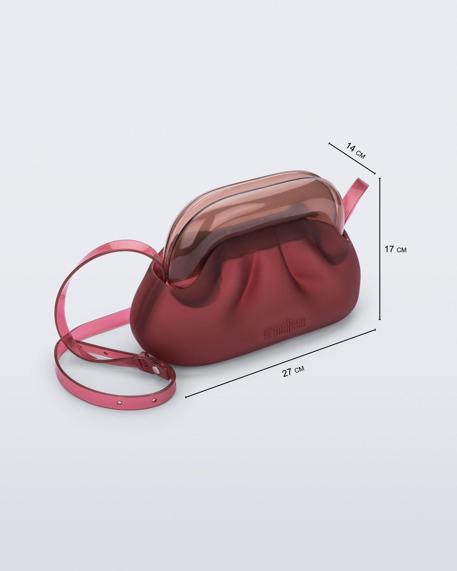Melissa Glass Bag Rojo/Marrón-4