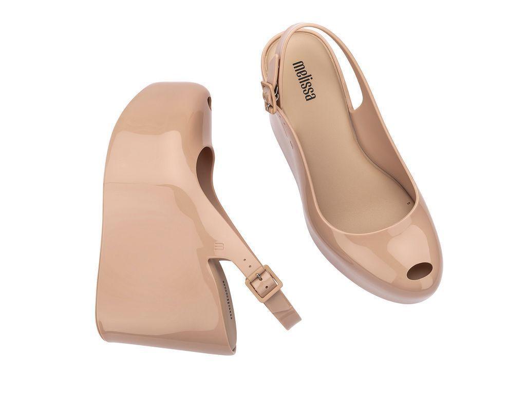 Ballerina Plataforma Groovy Wedge Beige Melissa-4