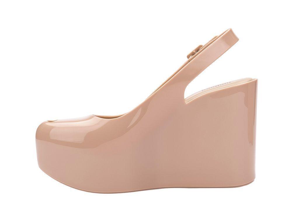 Ballerina Plataforma Groovy Wedge Beige Melissa-2
