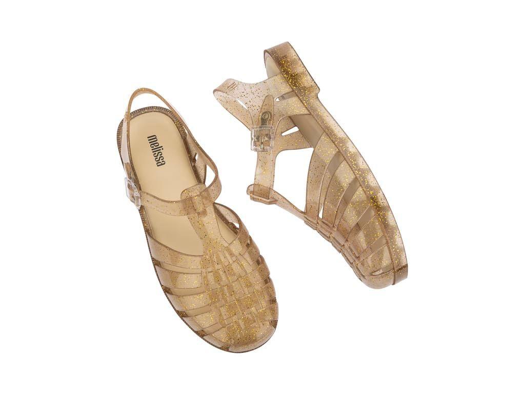 Sandalia Melissa Possession Shiny Beige-3