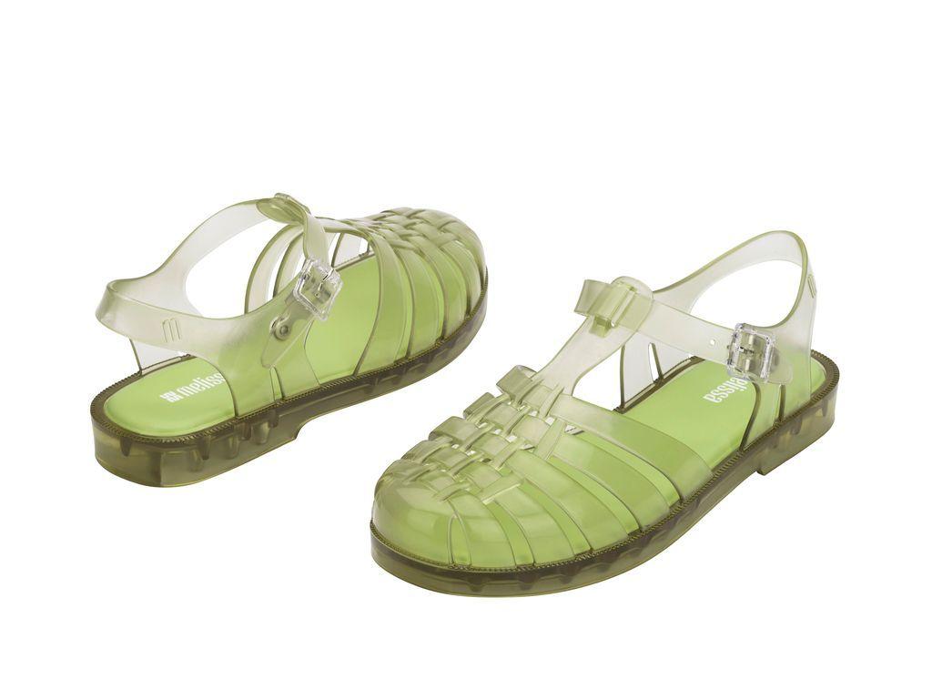 Sandalia Melissa Possession Verde Transparente-3