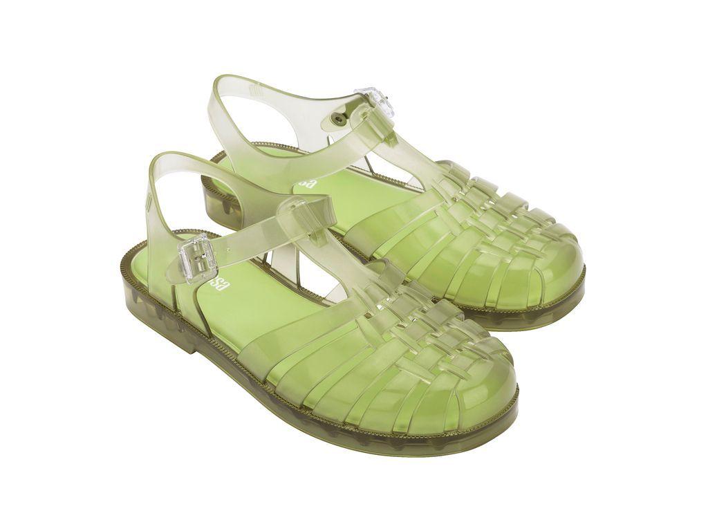Sandalia Melissa Possession Verde Transparente-5