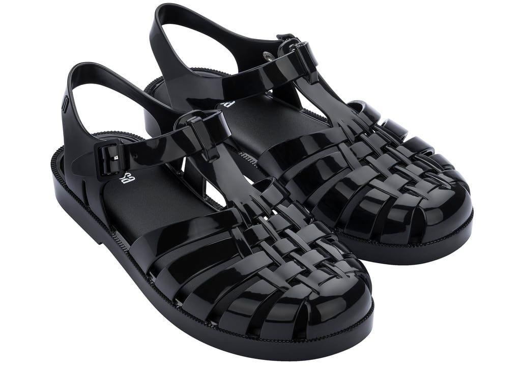 Sandalia Possession Negro Brillante-0