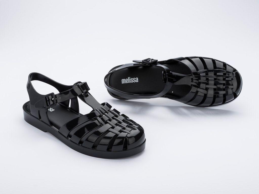 Sandalia Possession Negro Brillante-3