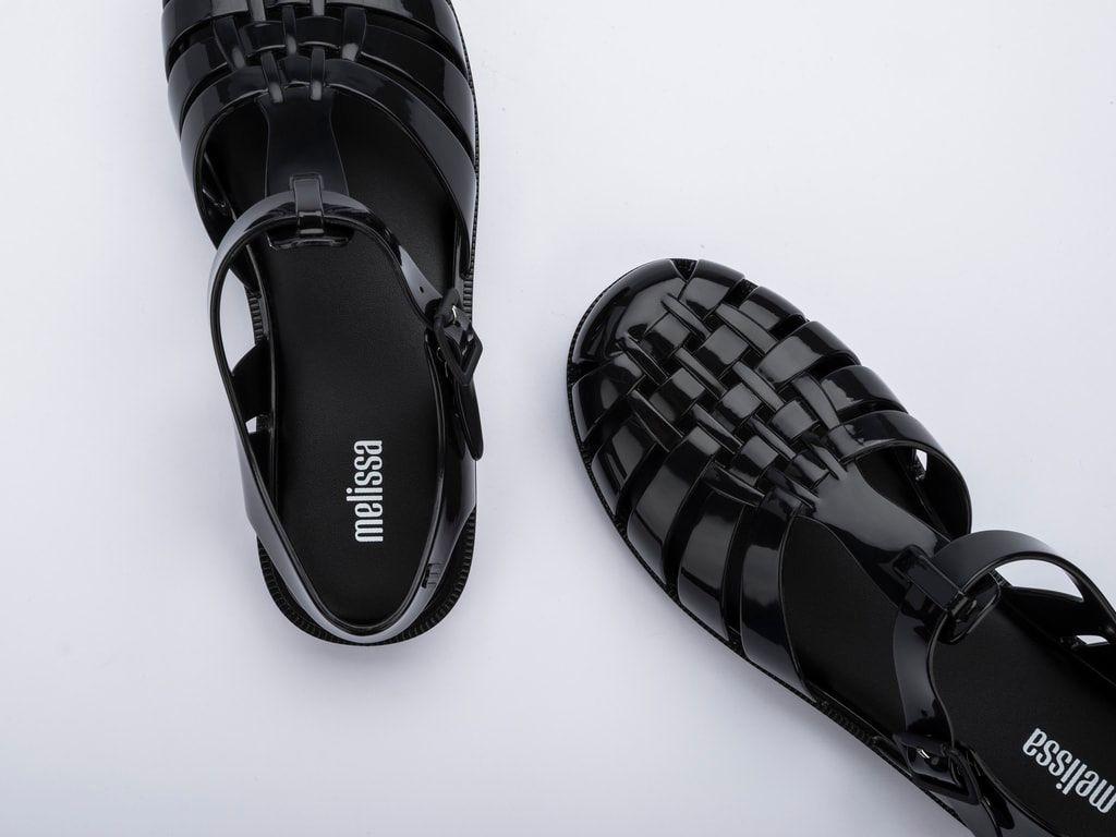 Sandalia Possession Negro Brillante-4