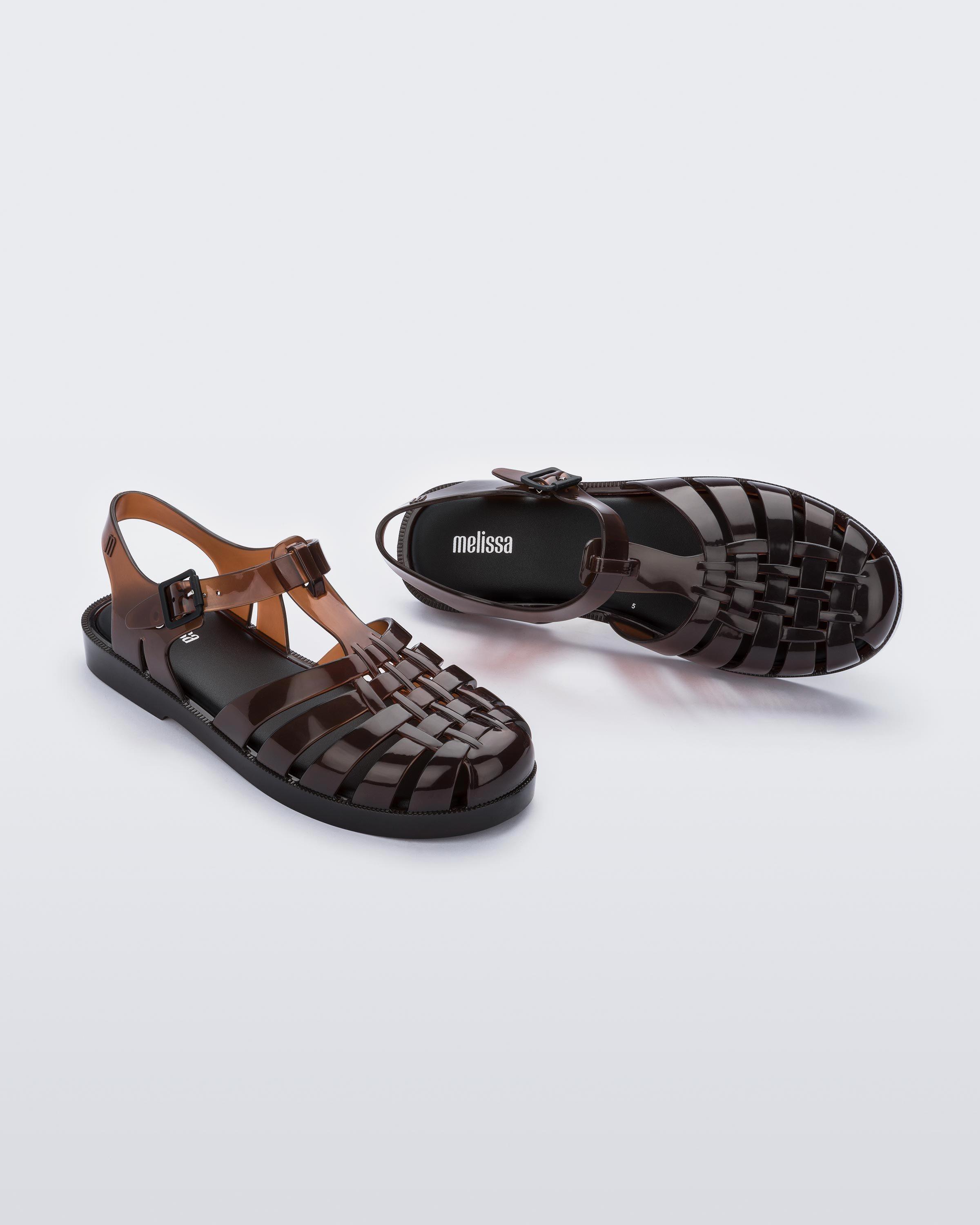 Sandalia Melissa Possession Marrón -1