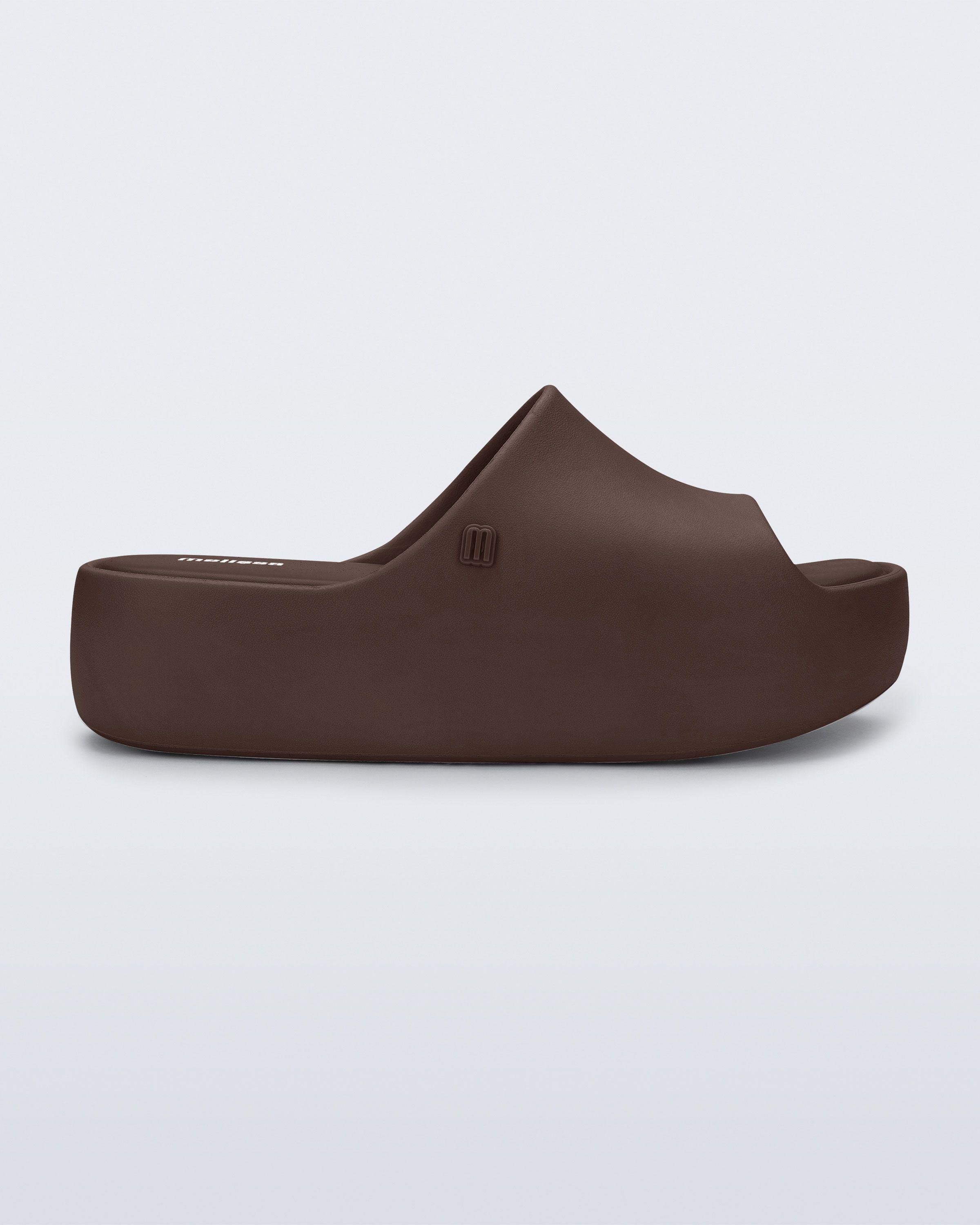 Sandalia Melissa Free Platform Slide Bronce-0
