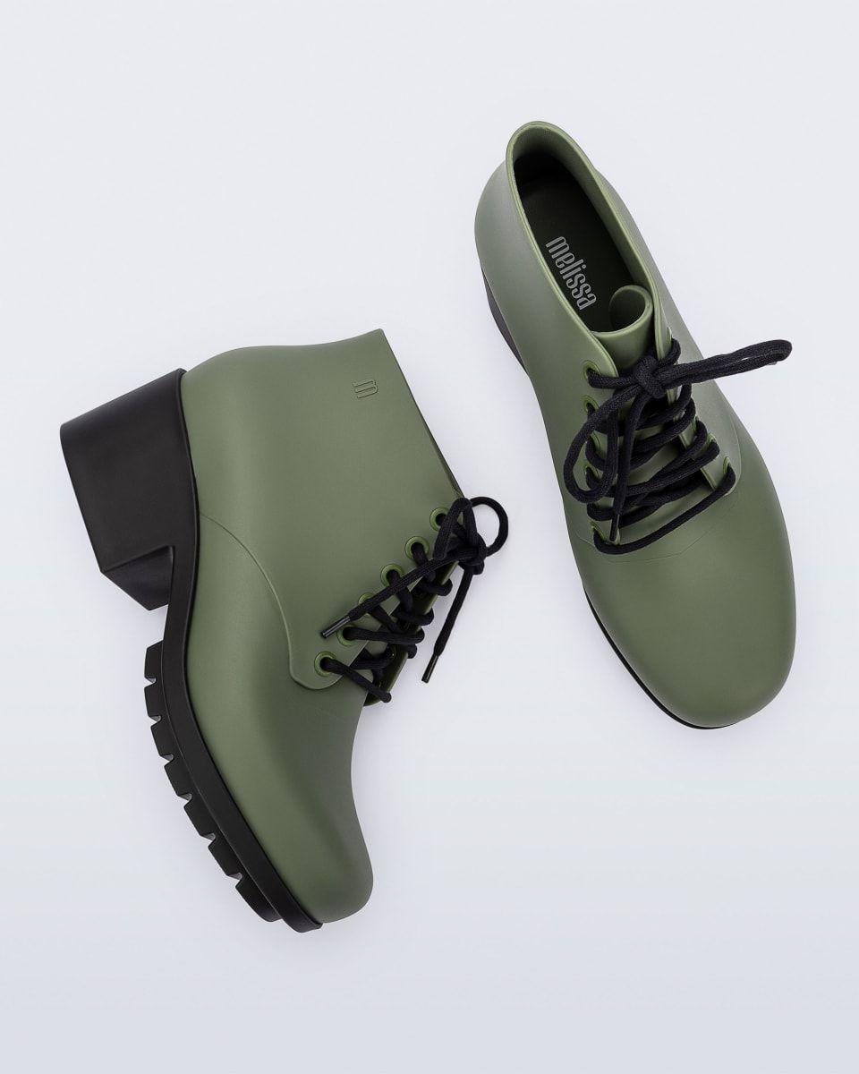 Botin Melissa Stellar II Verde/Negro-2