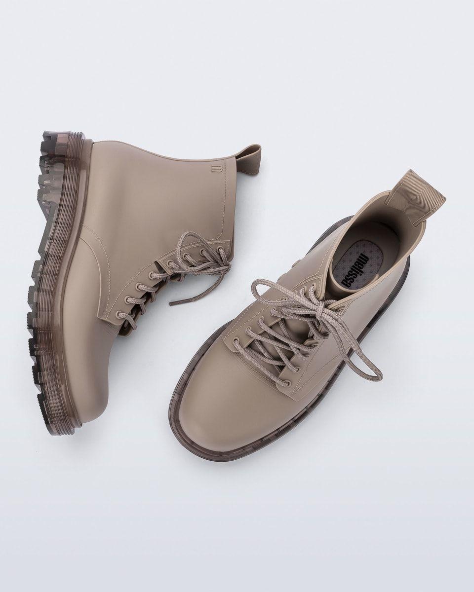 Botin Melissa Coturno Beige/Beige-2