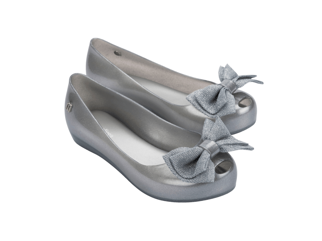 Ballerina Mini Melissa Ultragirl Sweet XII Inf Plata Perlado-0