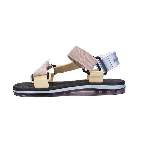 Sandalia Papete Rider Negra Rosa Melissa-4