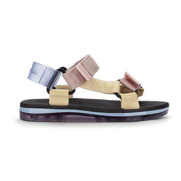 Sandalia Papete Rider Negra Rosa Melissa-0