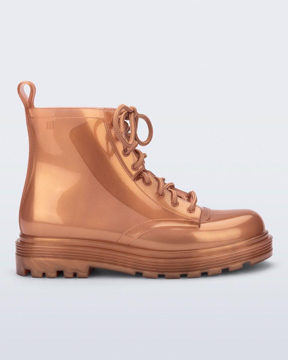 Botin Mini Melissa Coturno Infantil Marron Perlado-0