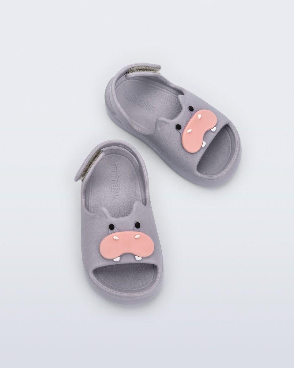 Sandalia Mini Melissa Free Cute Gris-1