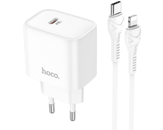 Cargador de pared Hoco DC67 Tipo-C A Lighting-0