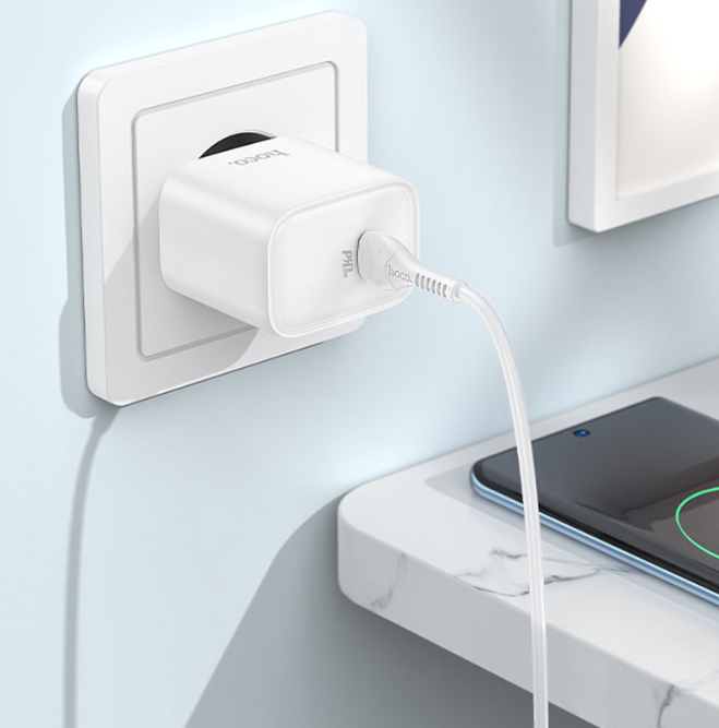 Cargador de pared Hoco DC67 Tipo-C A Lighting-1