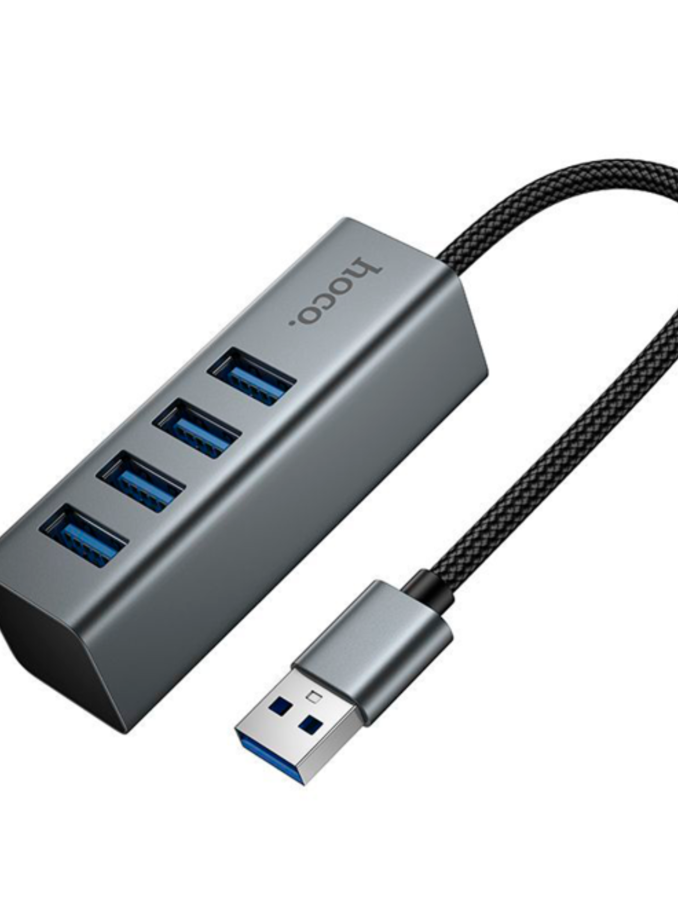 Adaptador Hub 4 puerto USB 2.0  Hoco HB1A -0