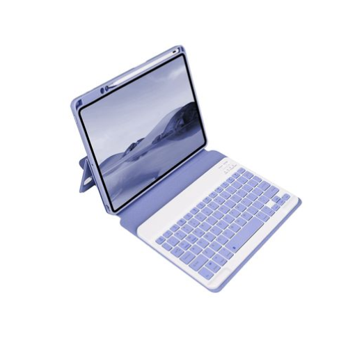 Teclado Bluetooth mini keyboard 10" lila-0