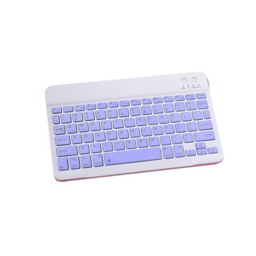 Teclado Bluetooth mini keyboard 10" lila-1